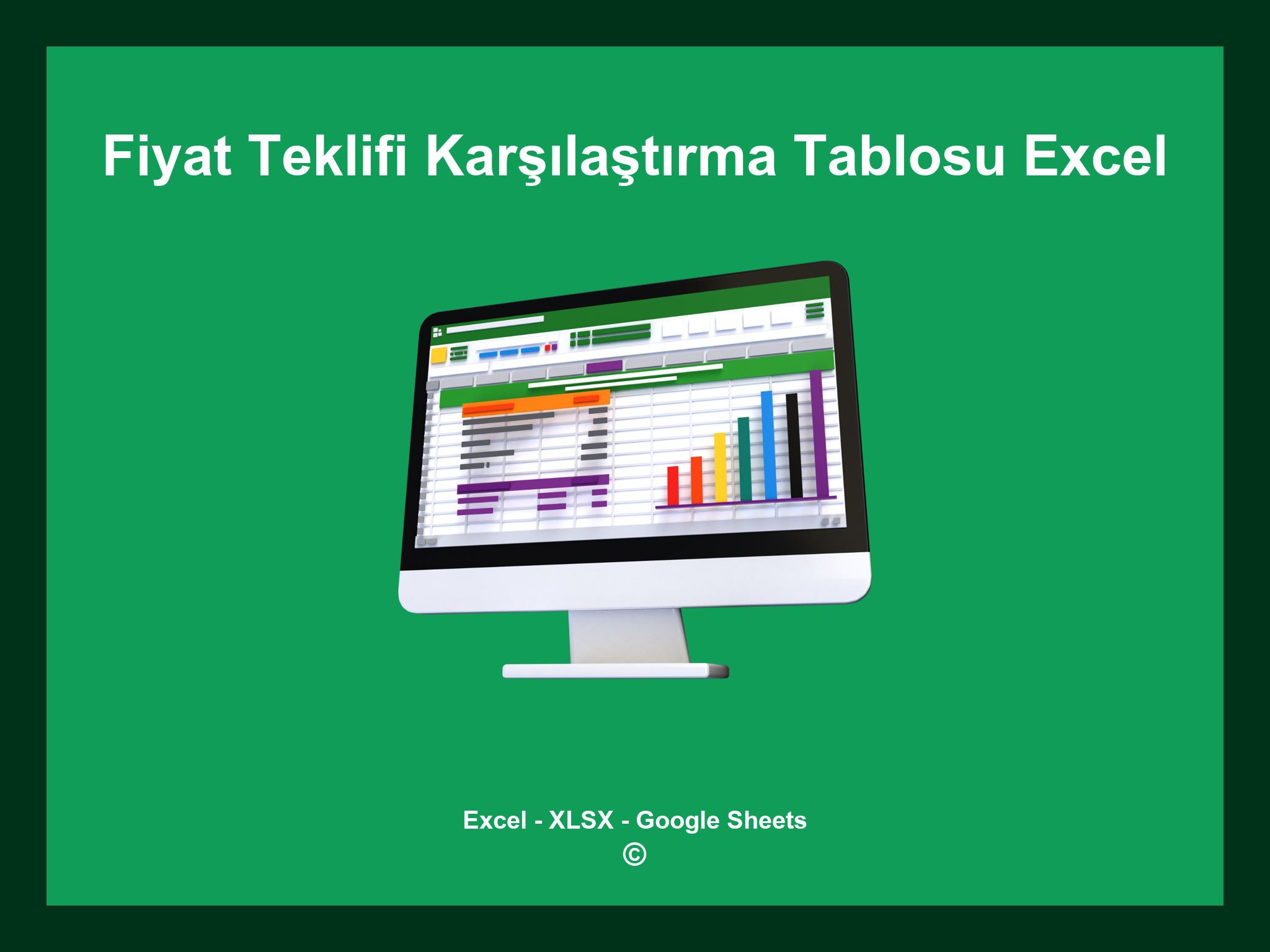 Fiyat Teklifi Karşılaştırma Tablosu Excel
