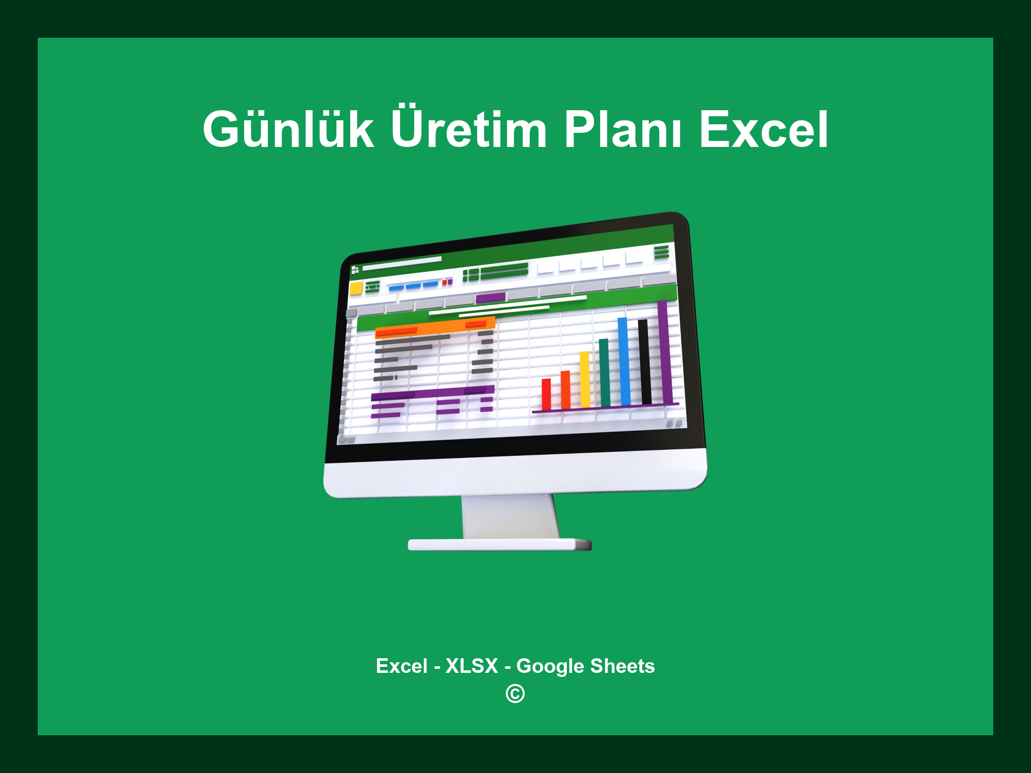 Günlük Üretim Planı Excel