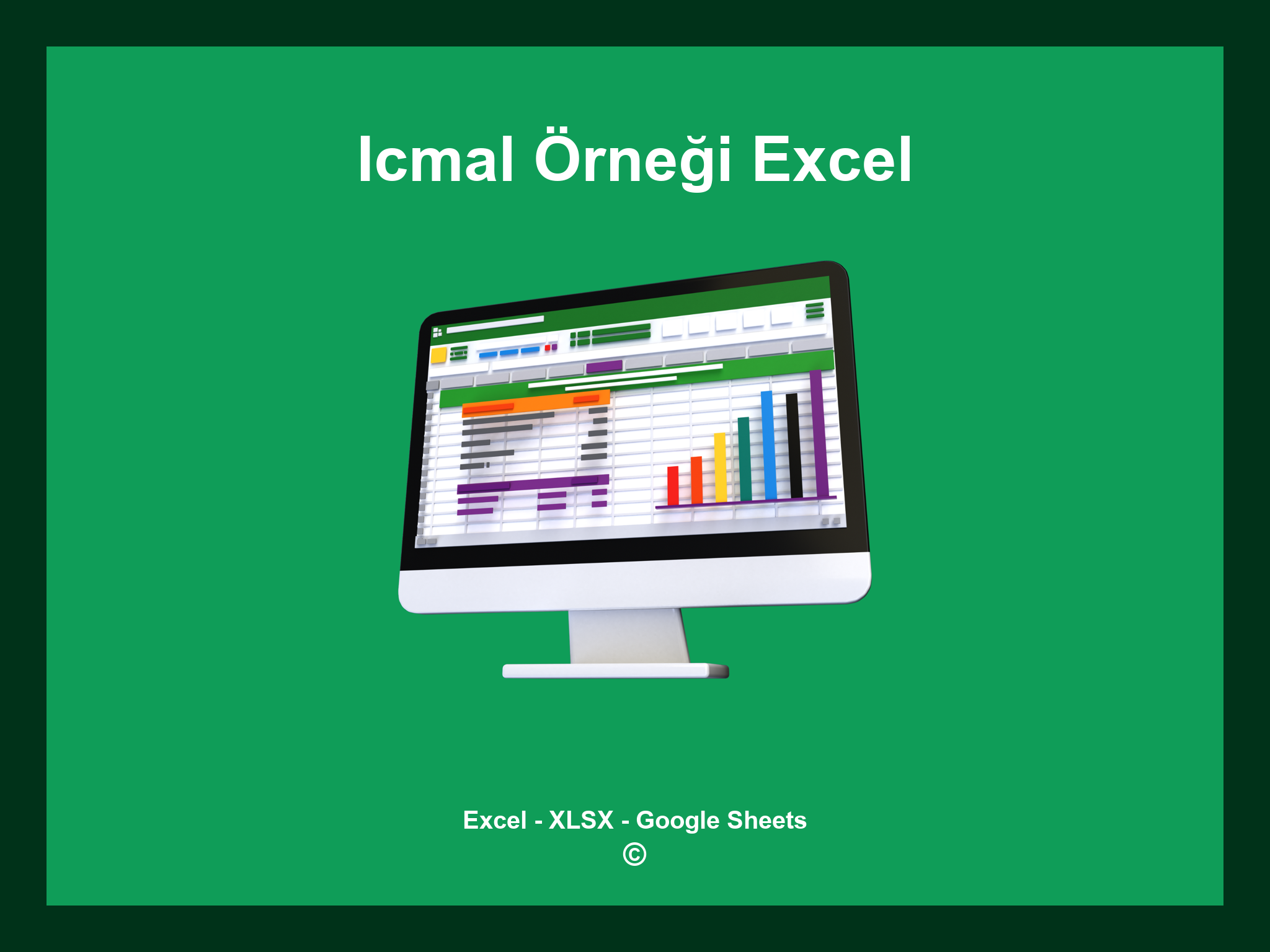 Icmal Örneği Excel
