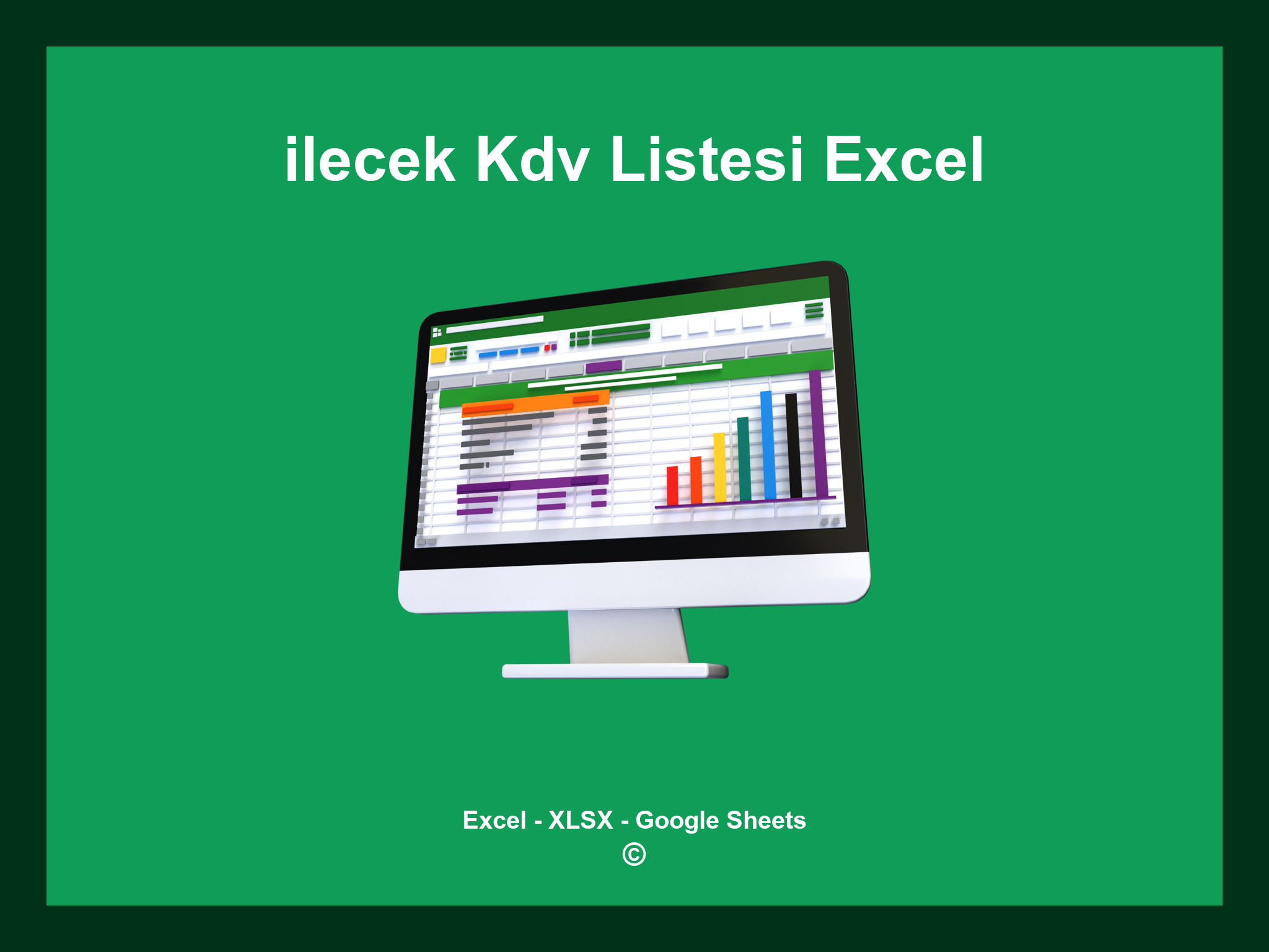 ilecek Kdv Listesi Excel