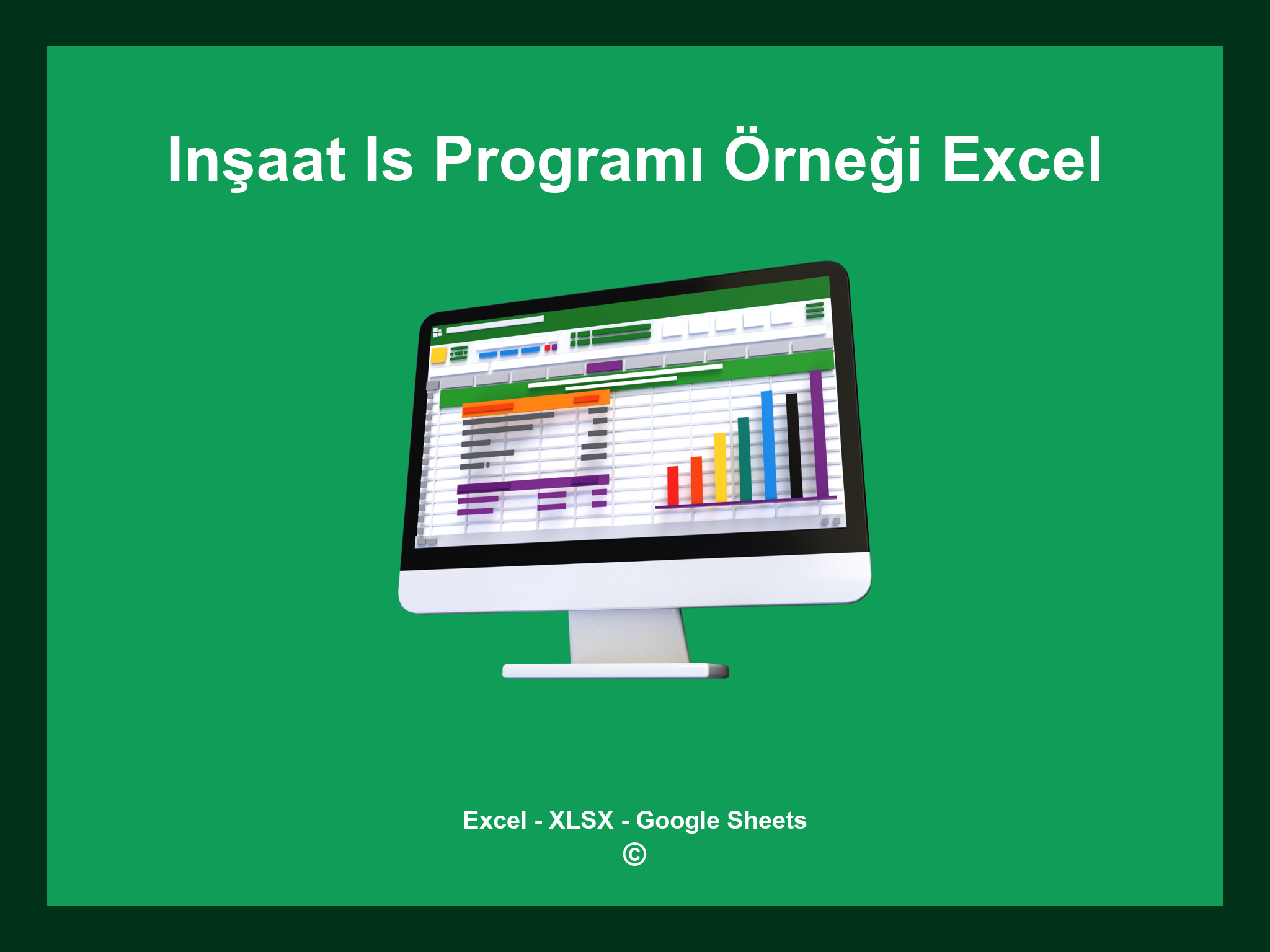 Inşaat Is Programı Örneği Excel