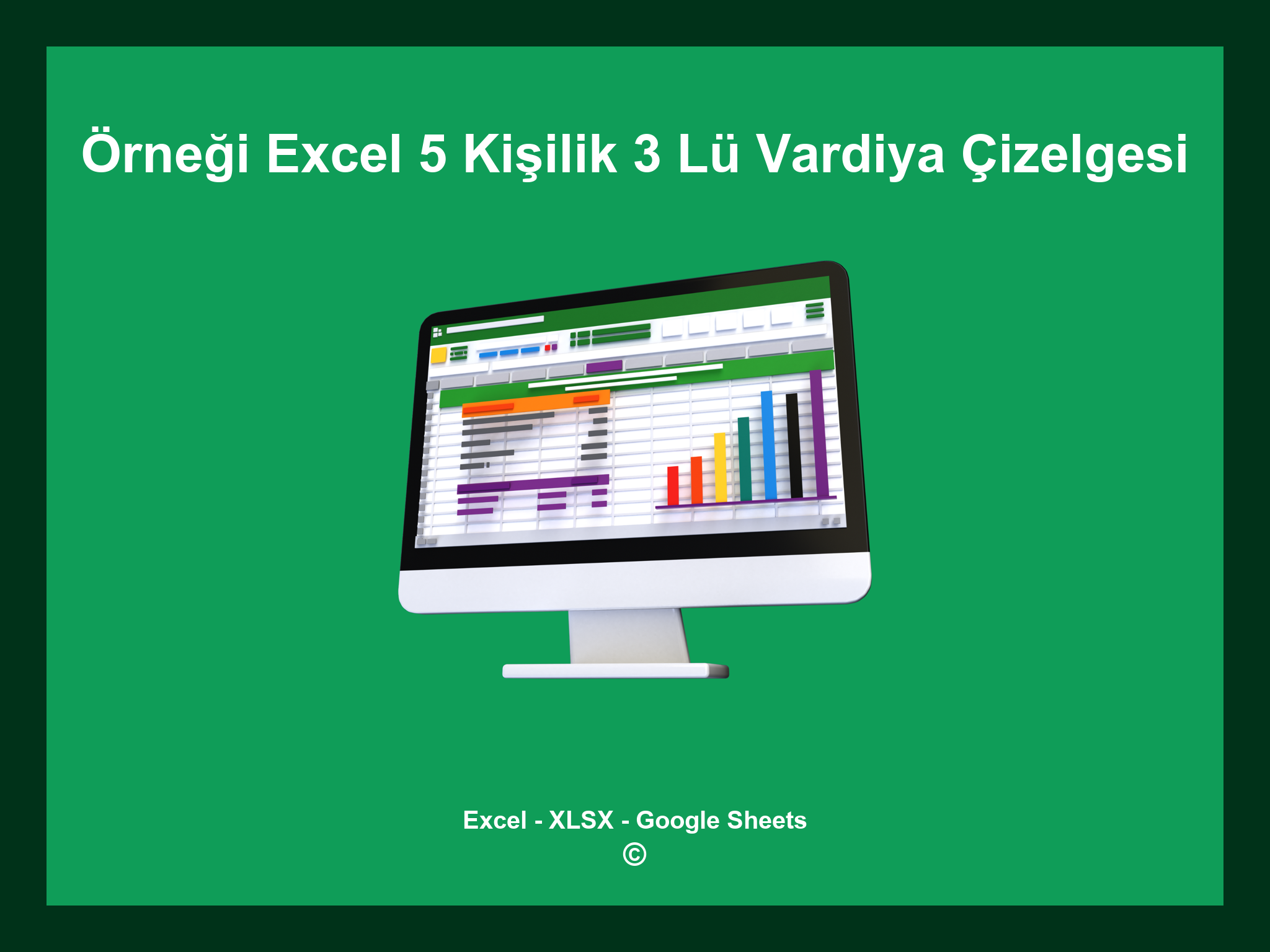 Örneği Excel 5 Kişilik 3 Lü Vardiya Çizelgesi
