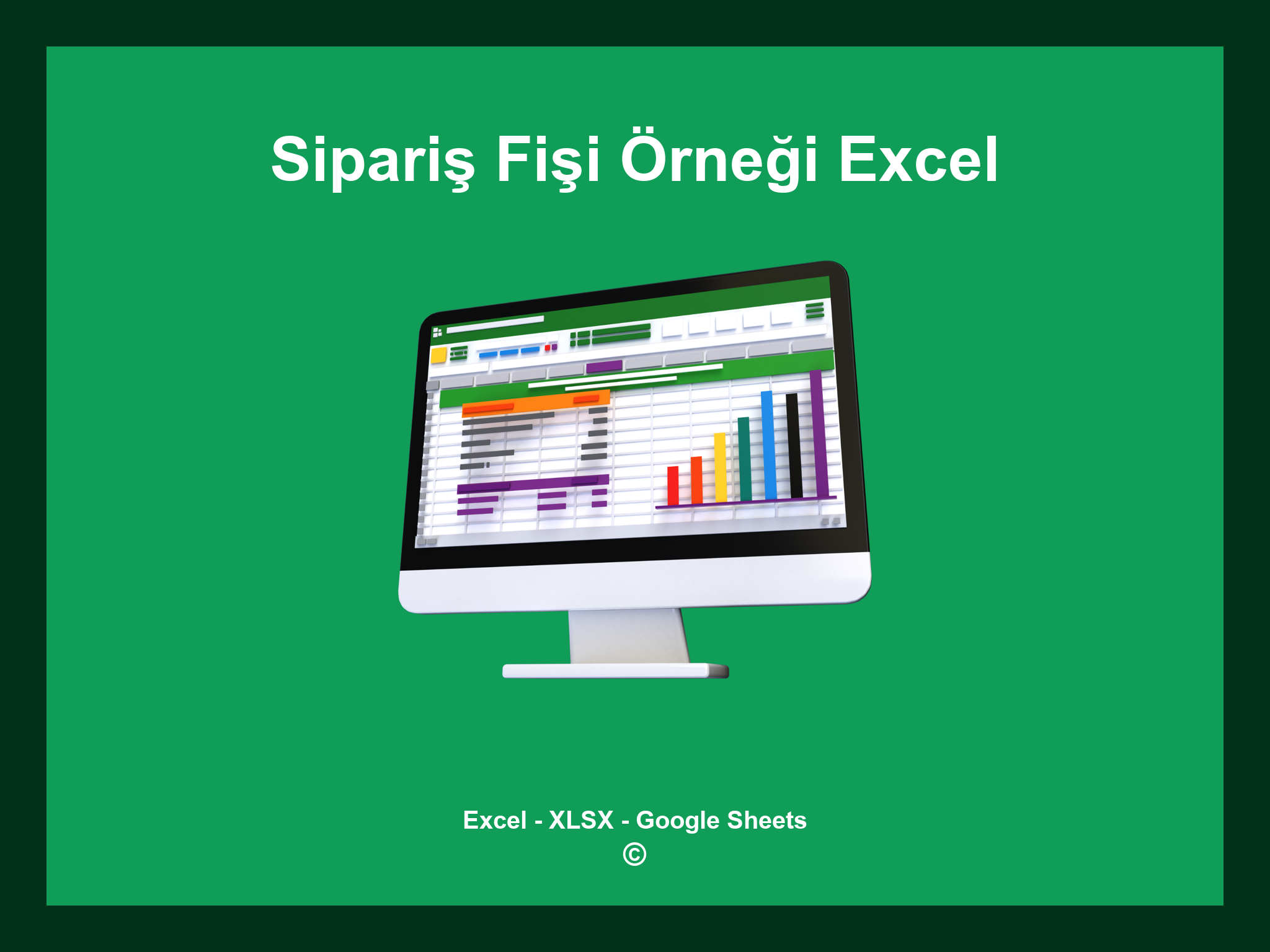 Sipariş Fişi Örneği Excel